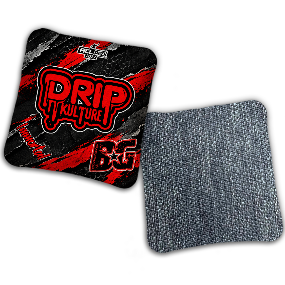 2027 Multiple Bag Models - DK x BG "OVERRIDE" - ACL Pro Stamped Cornhole Bags - Set of 4 Bags