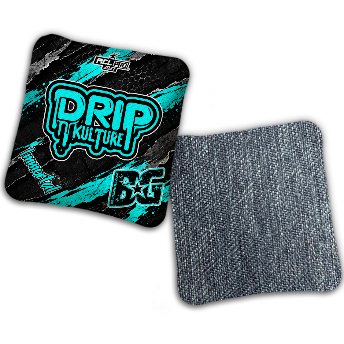 2027 Multiple Bag Models - DK x BG "OVERRIDE" - ACL Pro Stamped Cornhole Bags - Set of 4 Bags