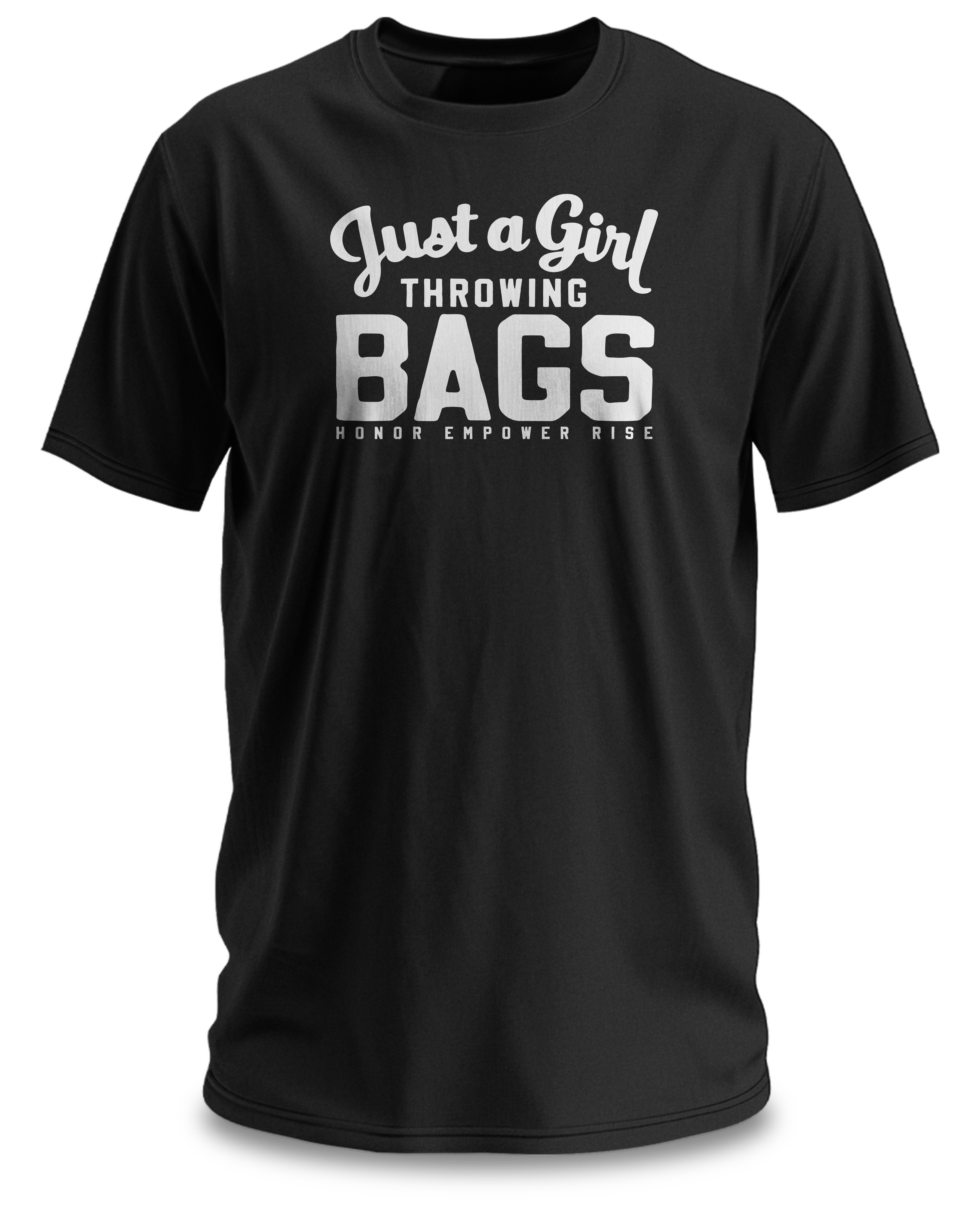 Just A Girl Throwing Bags