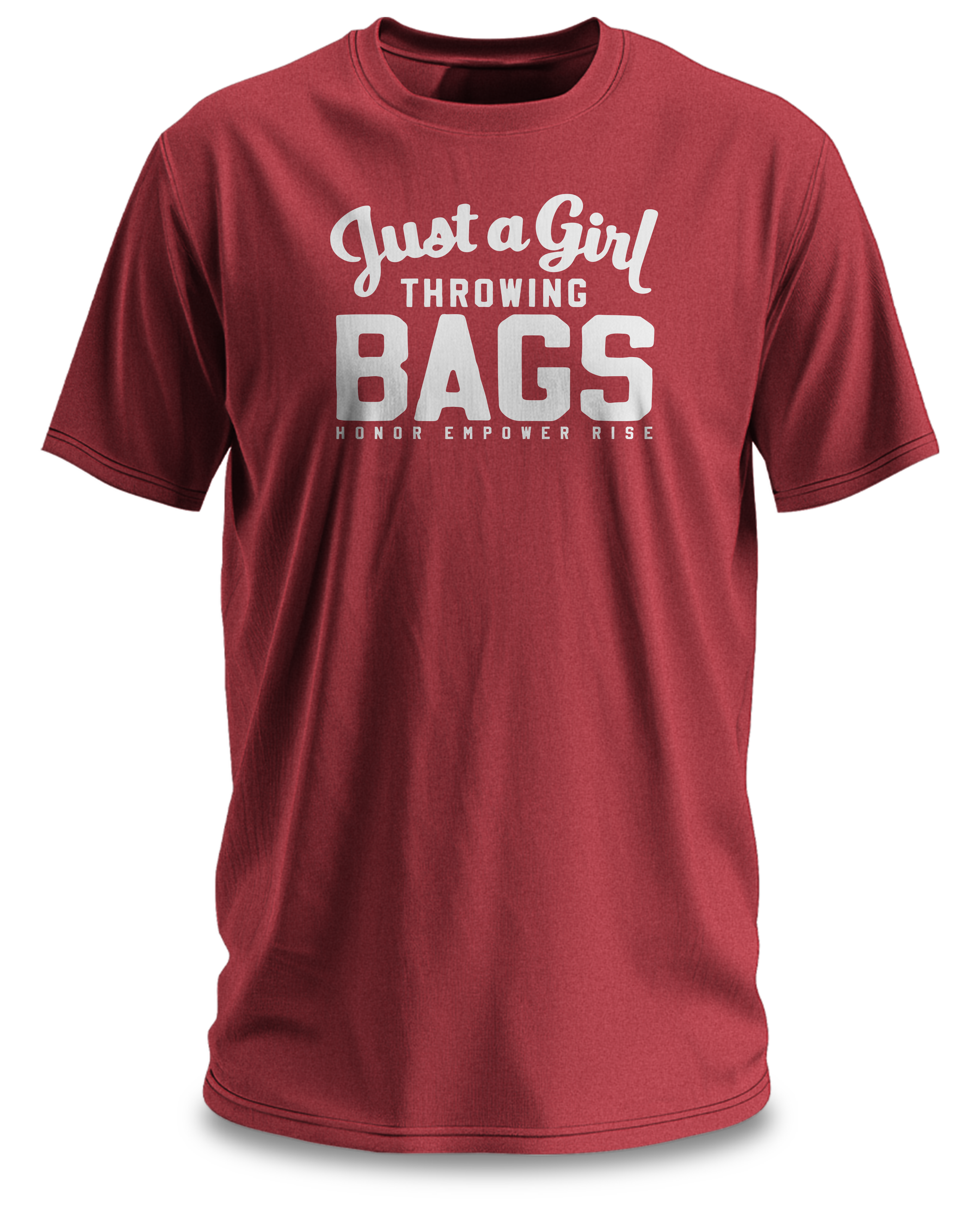 Just A Girl Throwing Bags