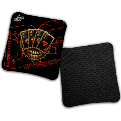 2027 BG Multiple Bag Models "DEAD MANS HAND " - ACL Pro Stamped Cornhole Bags - SET OF 4 BAGS