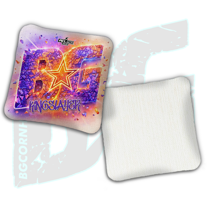 2026 BG Multiple Bag Models "Fracture" - ACL Pro Stamped Cornhole Bags - SET OF 4 BAGS