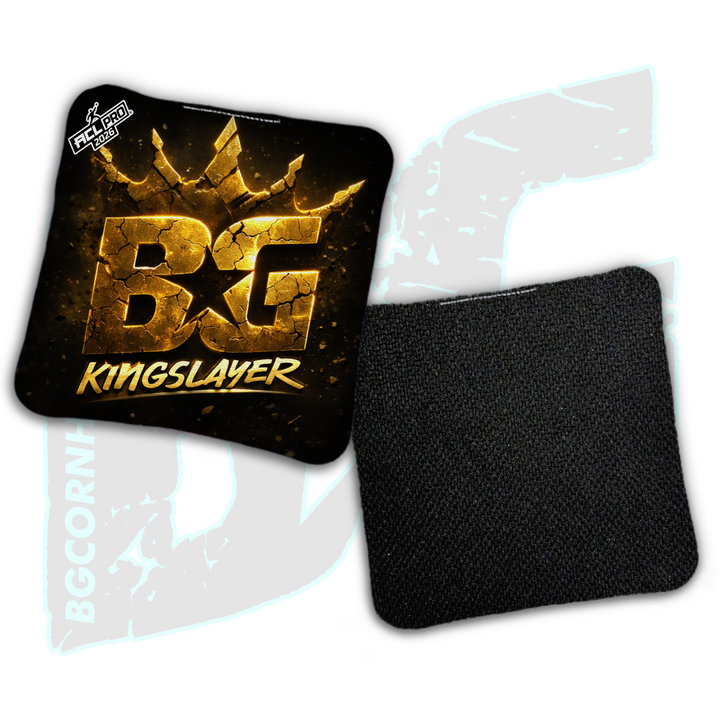 2026 BG Kingslayer "Shattered Crown" - ACL Pro Stamped Cornhole Bags - SET OF 4 BAGS