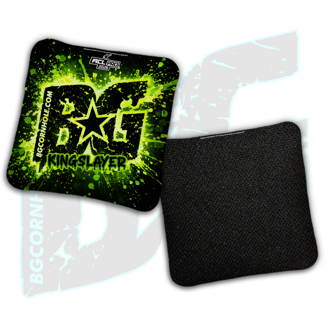 2026 BG Multiple Bag Models "Drip Splatter" - ACL Pro Stamped Cornhole Bags - SET OF 4 BAGS