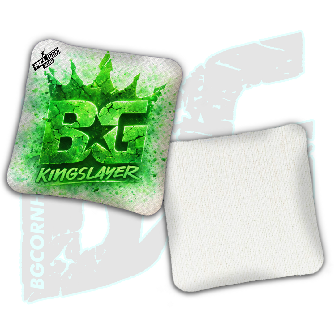 2026 BG Kingslayer "Shattered Crown" - ACL Pro Stamped Cornhole Bags - SET OF 4 BAGS