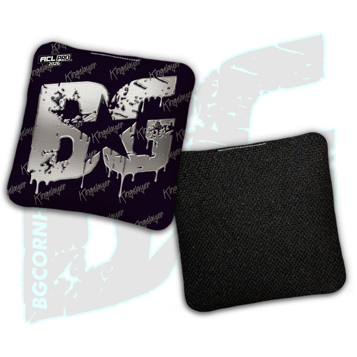 2026 BG Multiple Bag Models "Black Liquid Gold" - ACL Pro Stamped Cornhole Bags - SET OF 4 BAGS