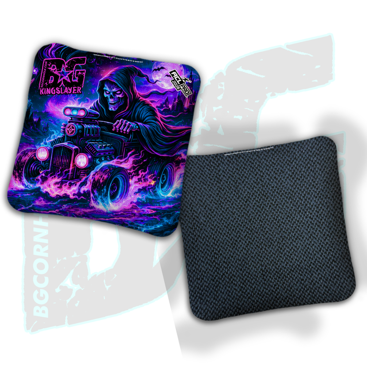 2026 BG Multiple Bag Models "Reaper's Ride" - ACL Pro Stamped Cornhole Bags - SET OF 4 BAGS
