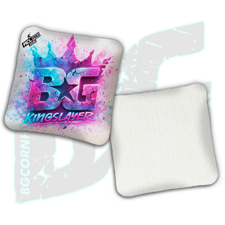 2026 BG Kingslayer "Shattered Crown" - ACL Pro Stamped Cornhole Bags - SET OF 4 BAGS