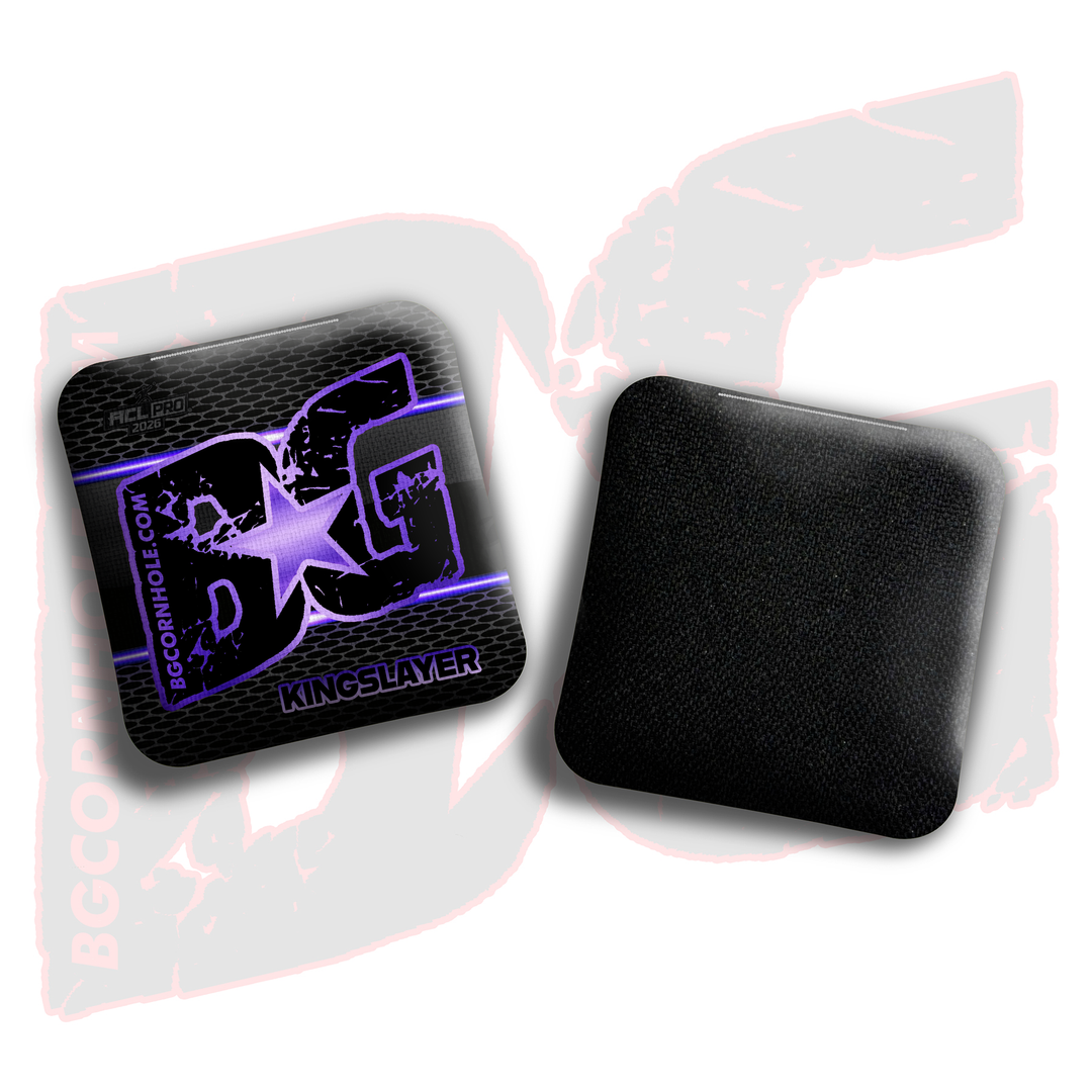 2026 BG Multiple Bag Models "Carbon Lines" - ACL Pro Stamped Cornhole Bags - SET OF 4 BAGS
