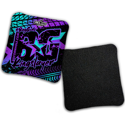 2027 BG Multiple Bag Models "GRUNGE TRACKS" - ACL Pro Stamped Cornhole Bags - SET OF 4 BAGS