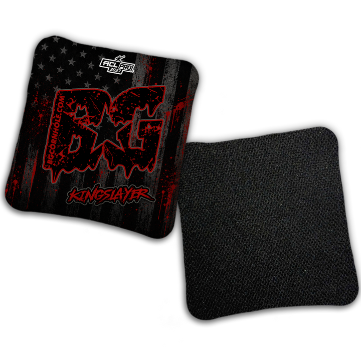 2027 BG Multiple Bag Models "AMERICAN GRIT" - ACL Pro Stamped Cornhole Bags - SET OF 4 BAGS