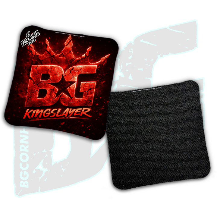 2026 BG Kingslayer "Shattered Crown" - ACL Pro Stamped Cornhole Bags - SET OF 4 BAGS
