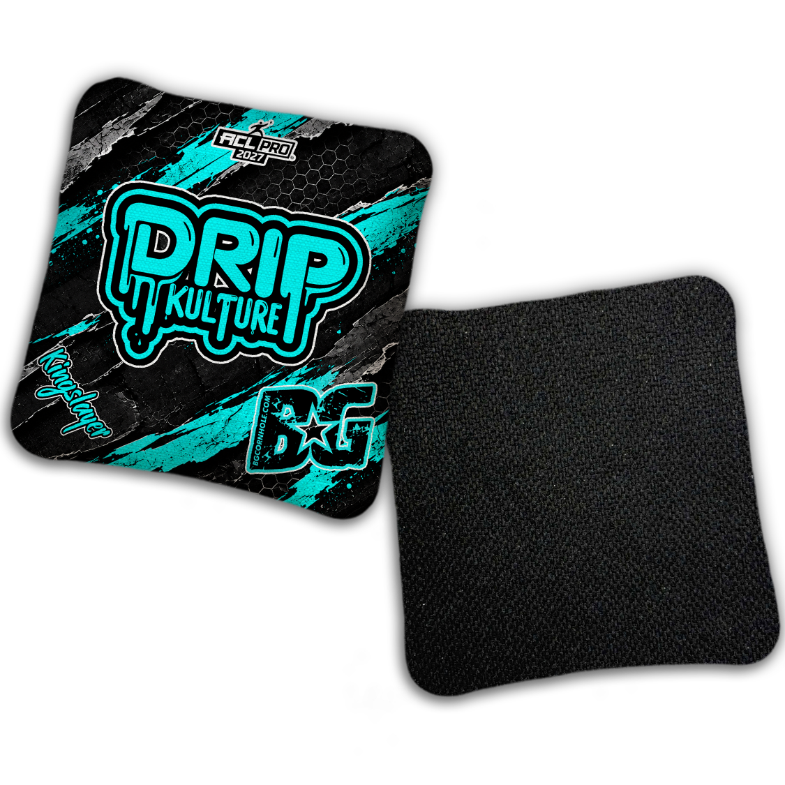 2027 Multiple Bag Models - DK x BG "OVERRIDE" - ACL Pro Stamped Cornhole Bags - Set of 4 Bags
