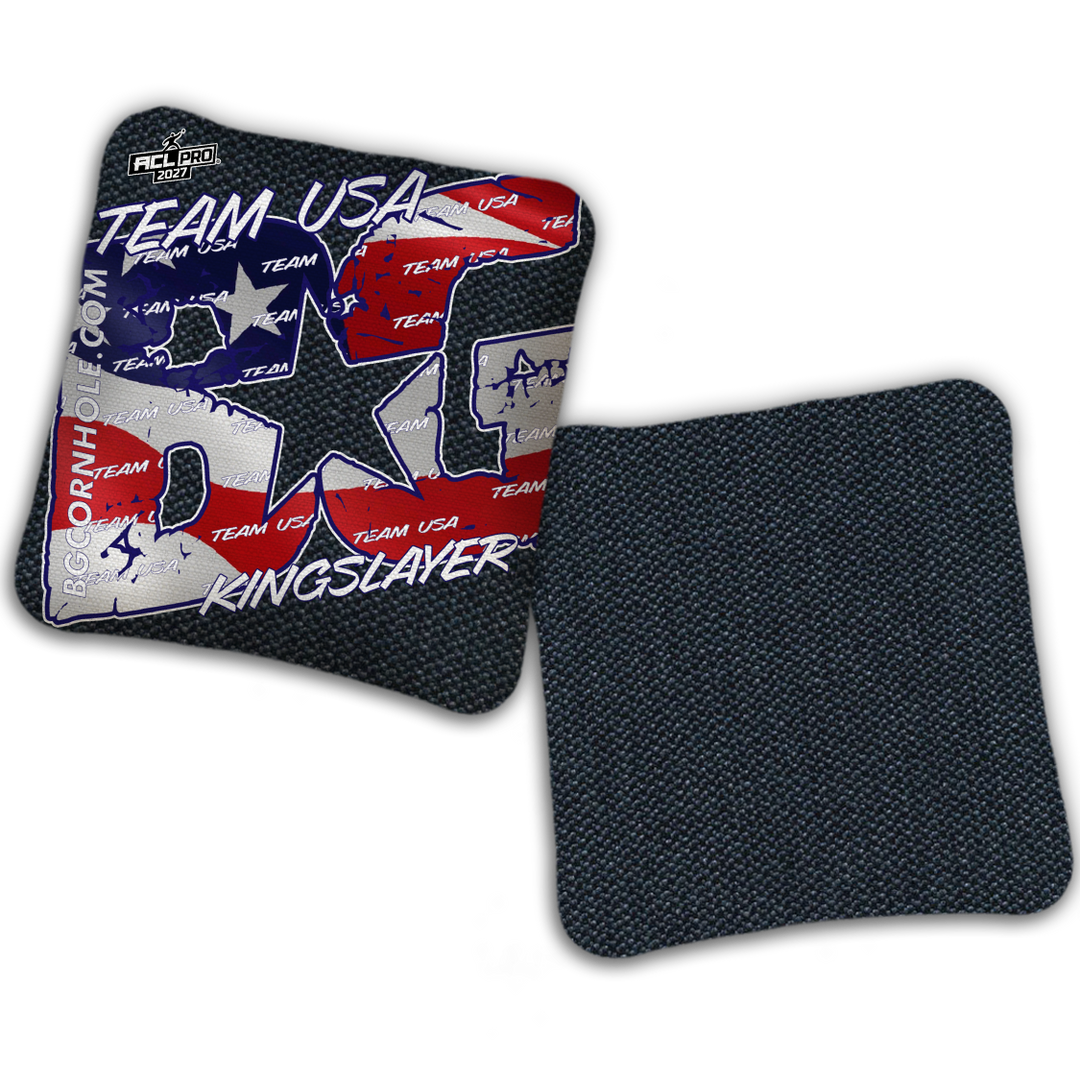2027 BG Multiple Bag Models "TEAM USA" - ACL Pro Stamped Cornhole Bags - SET OF 4 BAGS