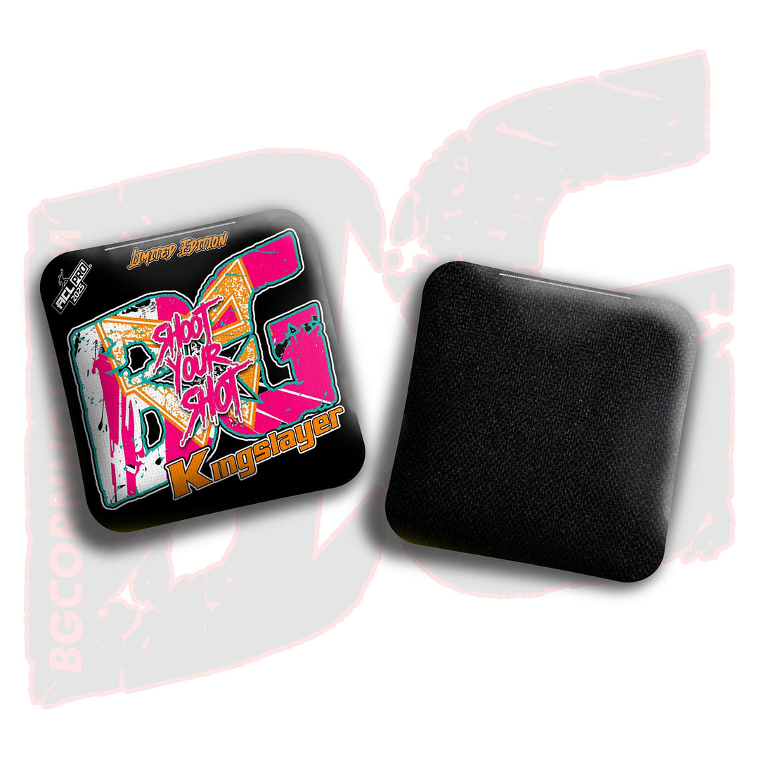 2026 Multiple Bag Models "Shoot Your Shot Tropics” Collab - ACL Pro Stamped Cornhole Bags - SET OF 4 BAGS