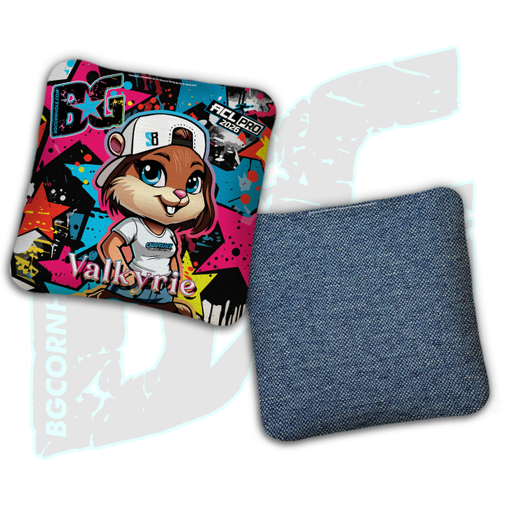 2026 Multiple Bag Models " CaddySack Lacey Stars” Collab - ACL Pro Stamped Cornhole Bags - SET OF 4 BAGS