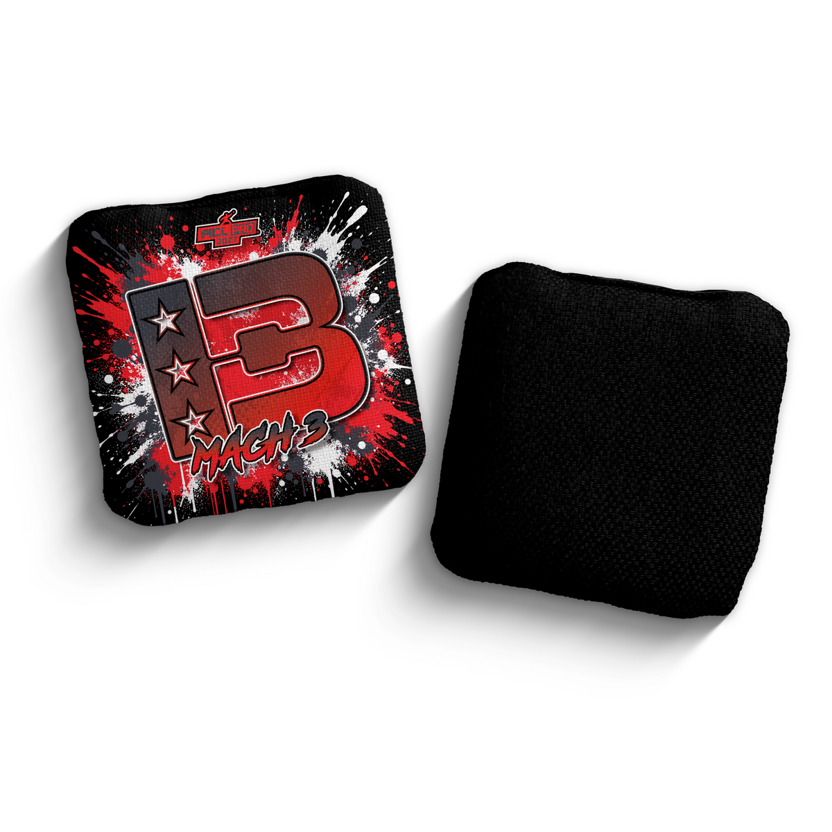 2027 Brotherhood Cornhole Mach 3 Splatter Edition ACL Pro Stamped Cornhole Bags