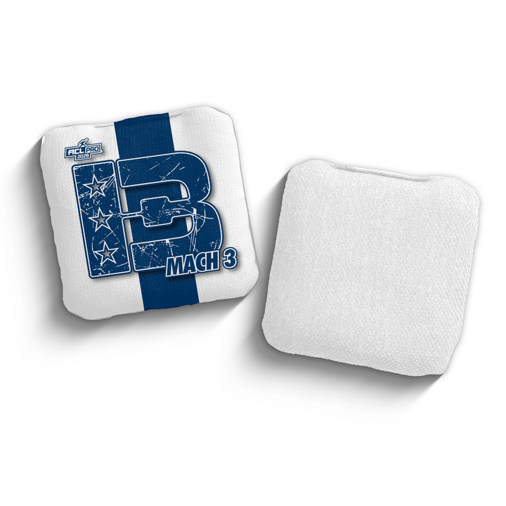2026 Brotherhood Cornhole Mach 3 American South Division ACL Pro Stamped Cornhole Bags