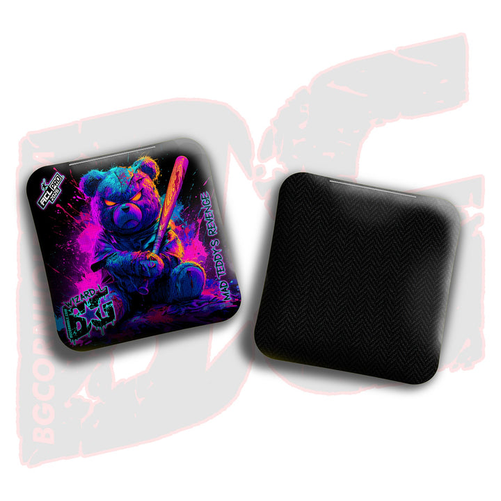 2026 BG Multiple Bag Models "Mad Teddy's Revenge" - ACL Pro Stamped Cornhole Bags - SET OF 4 BAGS