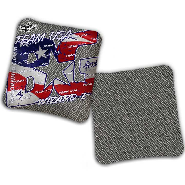 2027 BG Multiple Bag Models "TEAM USA" - ACL Pro Stamped Cornhole Bags - SET OF 4 BAGS
