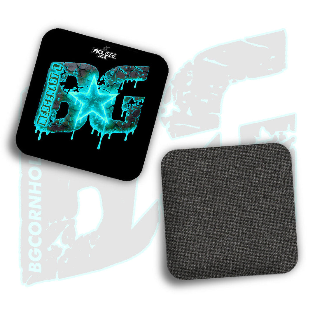 2026 BG Multiple Bag Models "Meltdown" - ACL Pro Stamped Cornhole Bags - SET OF 4 BAGS