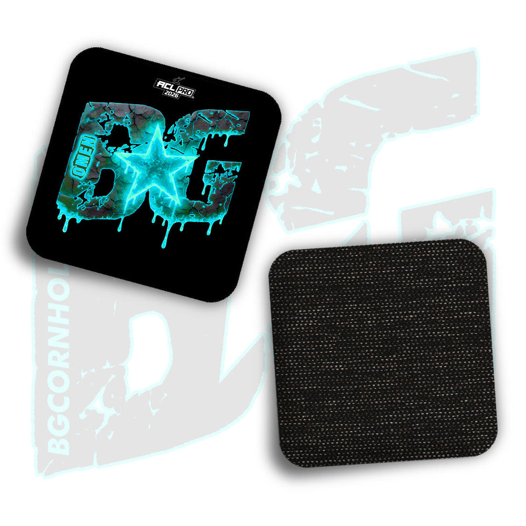 2026 BG Multiple Bag Models "Meltdown" - ACL Pro Stamped Cornhole Bags - SET OF 4 BAGS