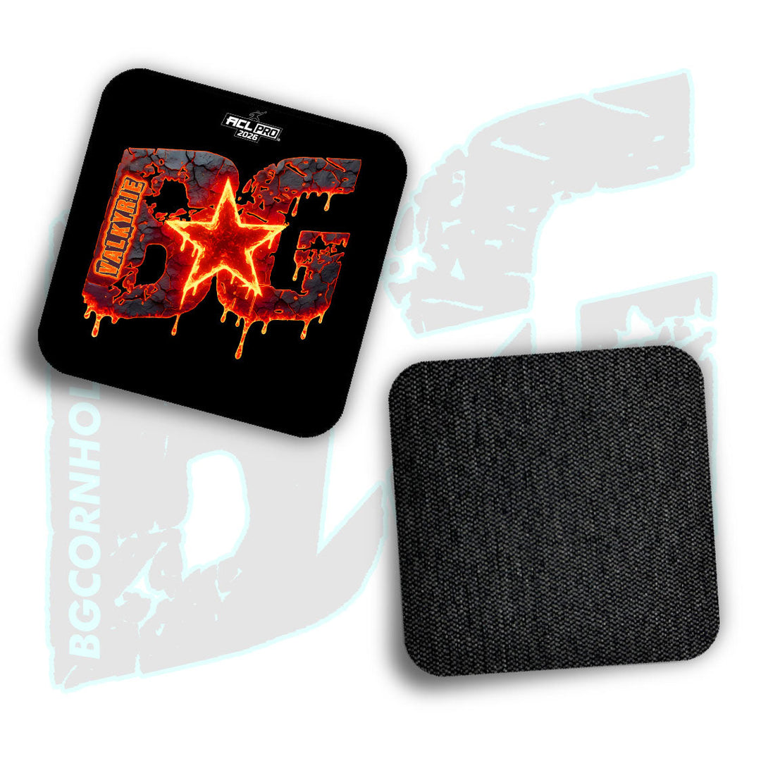 2026 BG Multiple Bag Models "Meltdown" - ACL Pro Stamped Cornhole Bags - SET OF 4 BAGS