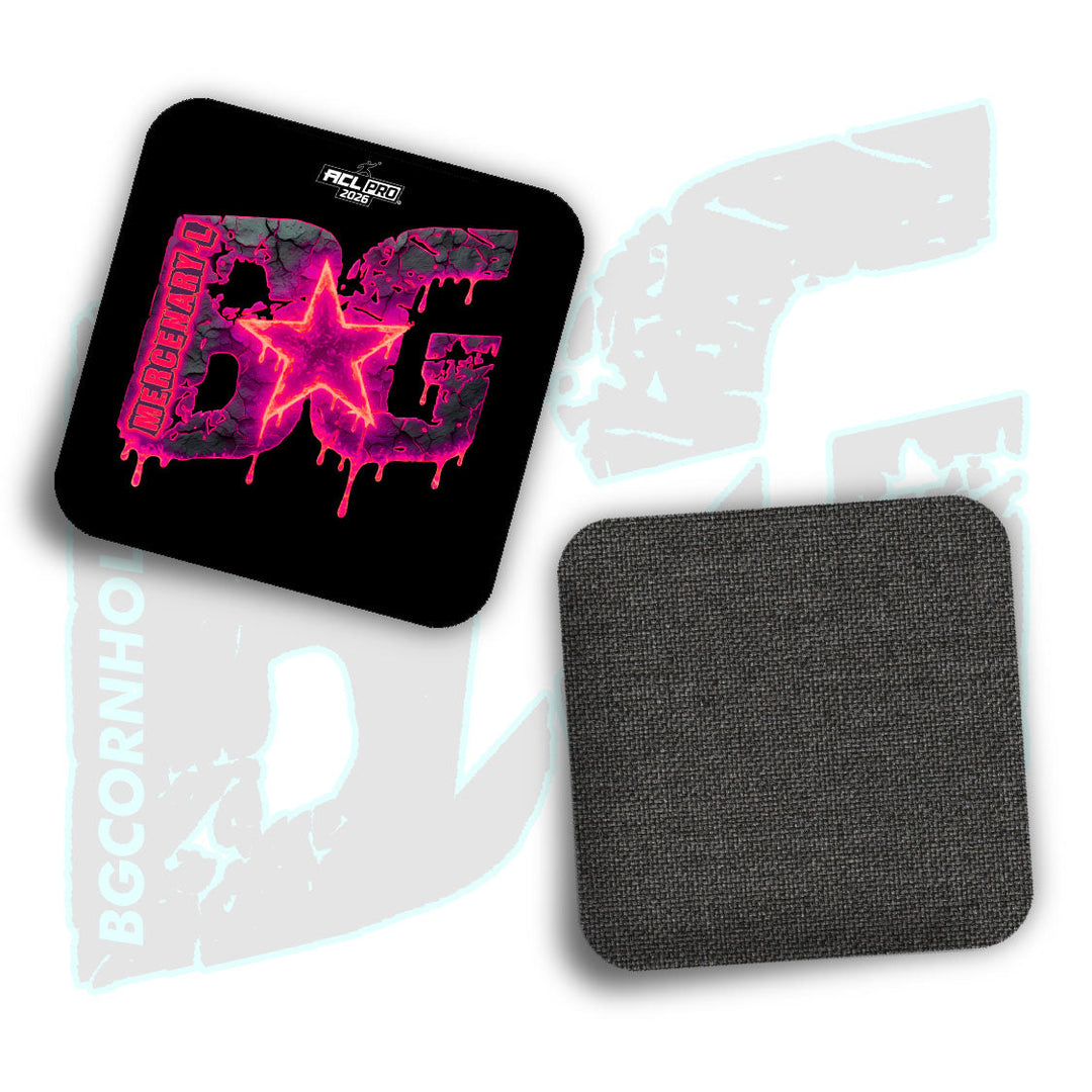 2026 BG Multiple Bag Models "Meltdown" - ACL Pro Stamped Cornhole Bags - SET OF 4 BAGS