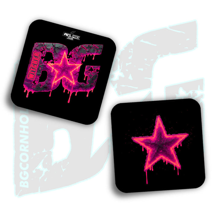 2026 BG Multiple Bag Models "Meltdown" - ACL Pro Stamped Cornhole Bags - SET OF 4 BAGS