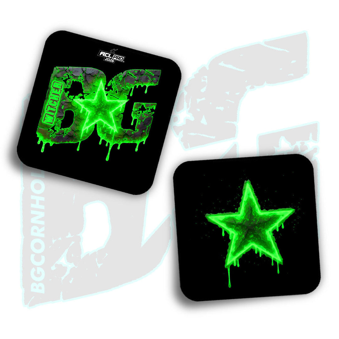 2026 BG Multiple Bag Models "Meltdown" - ACL Pro Stamped Cornhole Bags - SET OF 4 BAGS