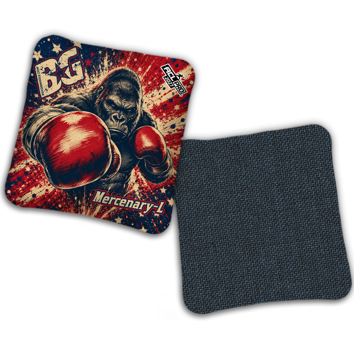 2027 BG Multiple Bag Models "AMERICAN FIGHTER" - ACL Pro Stamped Cornhole Bags - SET OF 4 BAGS