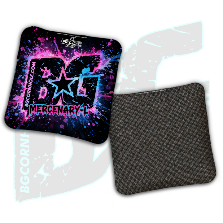 2026 BG Multiple Bag Models "Drip Splatter" - ACL Pro Stamped Cornhole Bags - SET OF 4 BAGS