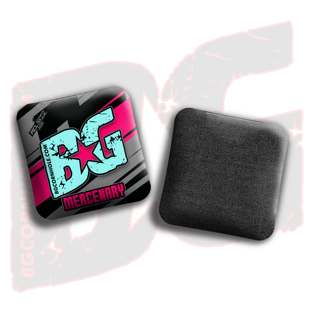 2026 BG Multiple Bag Models - "Slash" - ACL Comp Stamped Cornhole Bags - SET OF 4 BAGS