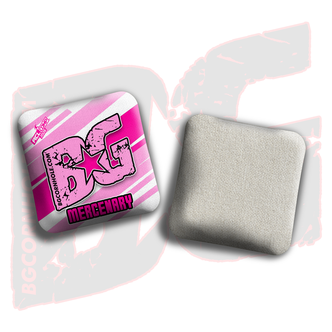 2026 BG Multiple Bag Models - "Slash" - ACL Comp Stamped Cornhole Bags - SET OF 4 BAGS