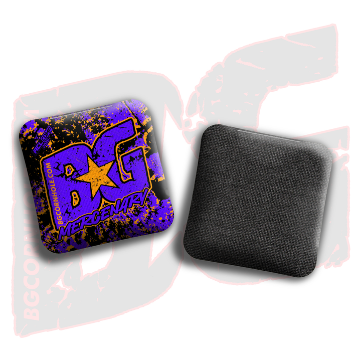 2026 BG Multiple Bag Models - "Grungy" - ACL Comp Stamped Cornhole Bags - SET OF 4 BAGS