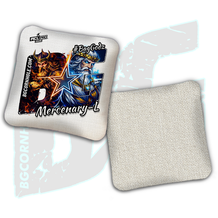 2026 BG Multiple Bag Models "Crossfire" - ACL Pro Stamped Cornhole Bags - SET OF 4 BAGS