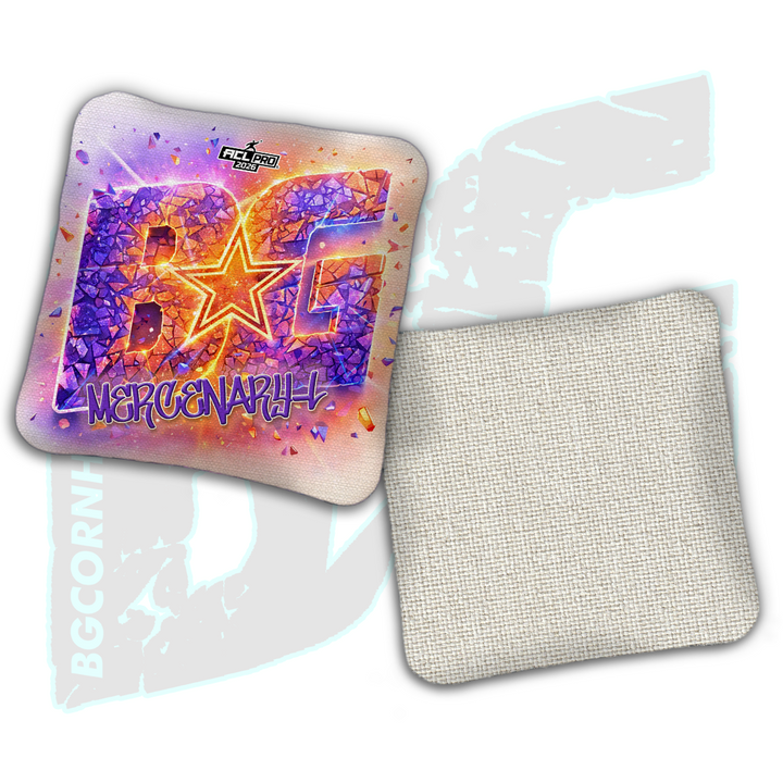 2026 BG Multiple Bag Models "Fracture" - ACL Pro Stamped Cornhole Bags - SET OF 4 BAGS