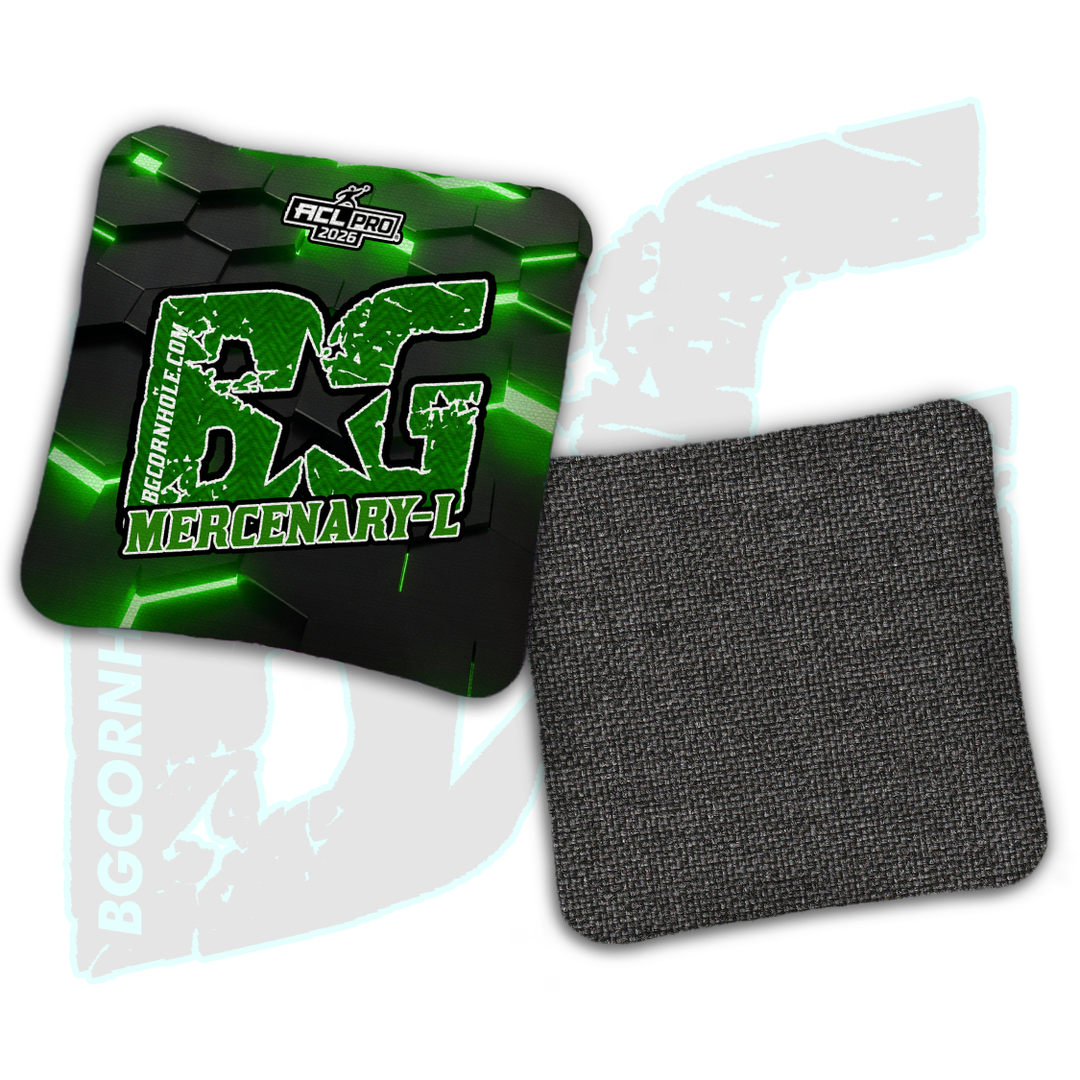 2026 BG Multiple Bag Models "Hex" - ACL Pro Stamped Cornhole Bags - SET OF 4 BAGS
