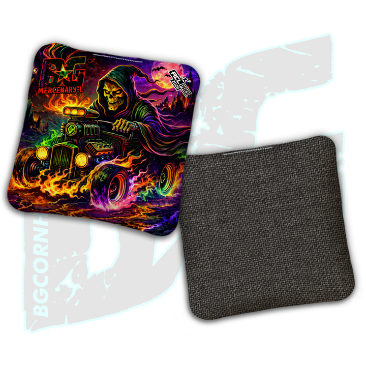 2026 BG Multiple Bag Models "Reaper's Ride" - ACL Pro Stamped Cornhole Bags - SET OF 4 BAGS