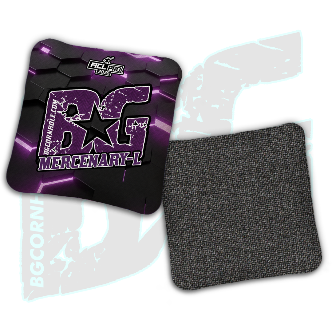 2026 BG Multiple Bag Models "Hex" - ACL Pro Stamped Cornhole Bags - SET OF 4 BAGS