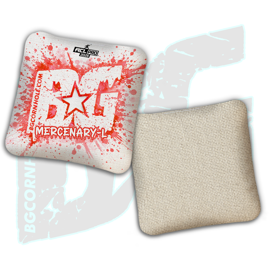 2026 BG Multiple Bag Models "Drip Splatter" - ACL Pro Stamped Cornhole Bags - SET OF 4 BAGS