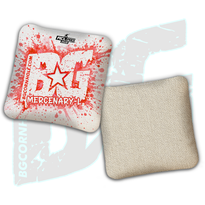 2026 BG Multiple Bag Models "Drip Splatter" - ACL Pro Stamped Cornhole Bags - SET OF 4 BAGS