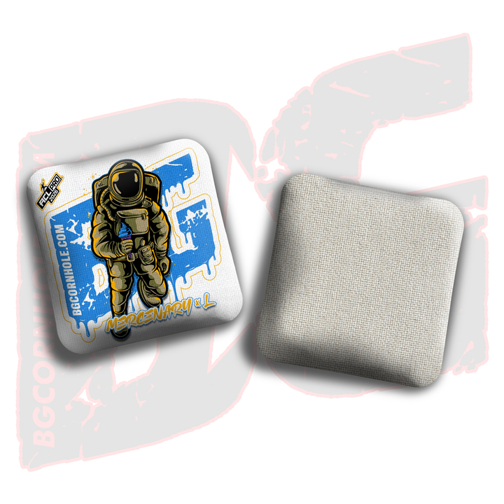 2026 BG Multiple Bag Models "White Ice Cream Astro" - ACL Pro Stamped Cornhole Bags - SET OF 4 BAGS