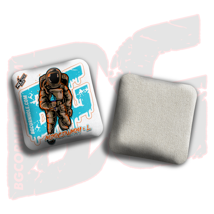 2026 BG Multiple Bag Models "White Ice Cream Astro" - ACL Pro Stamped Cornhole Bags - SET OF 4 BAGS