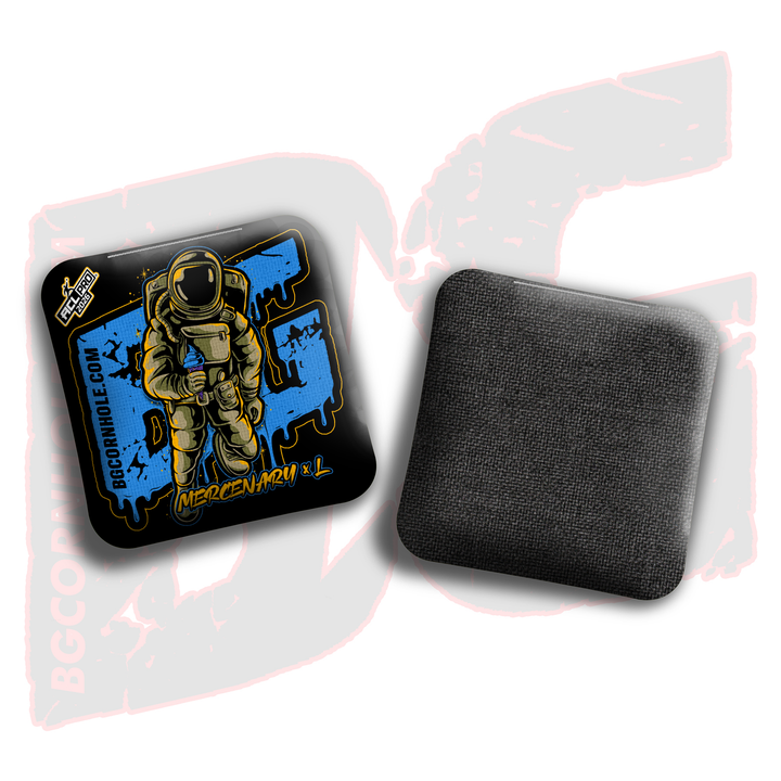 2026 BG Multiple Bag Models"Black Ice Cream Astro" - ACL Pro Stamped Cornhole Bags - SET OF 4 BAGS