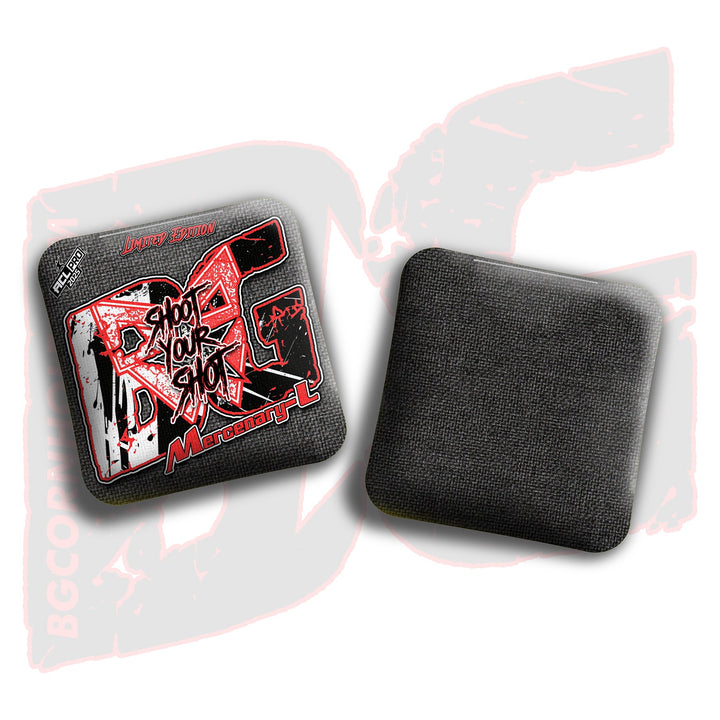 2026 Multiple Bag Models "Shoot Your Shot” Collab - ACL Pro Stamped Cornhole Bags - SET OF 4 BAGS