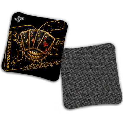 2027 BG Multiple Bag Models "DEAD MANS HAND " - ACL Pro Stamped Cornhole Bags - SET OF 4 BAGS