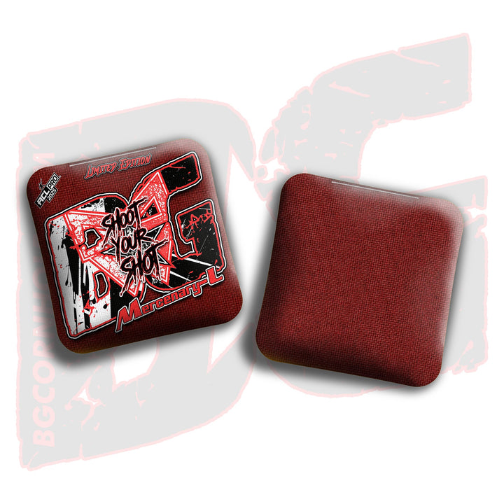 2026 Multiple Bag Models "Shoot Your Shot” Collab - ACL Pro Stamped Cornhole Bags - SET OF 4 BAGS