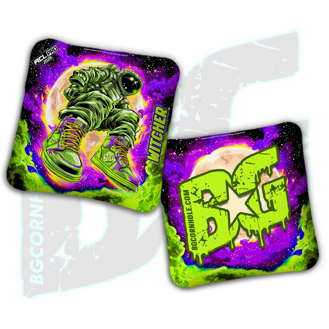 2026 BG Multiple Bag Models "Moonwalk" - ACL Pro Stamped Cornhole Bags - SET OF 4 BAGS