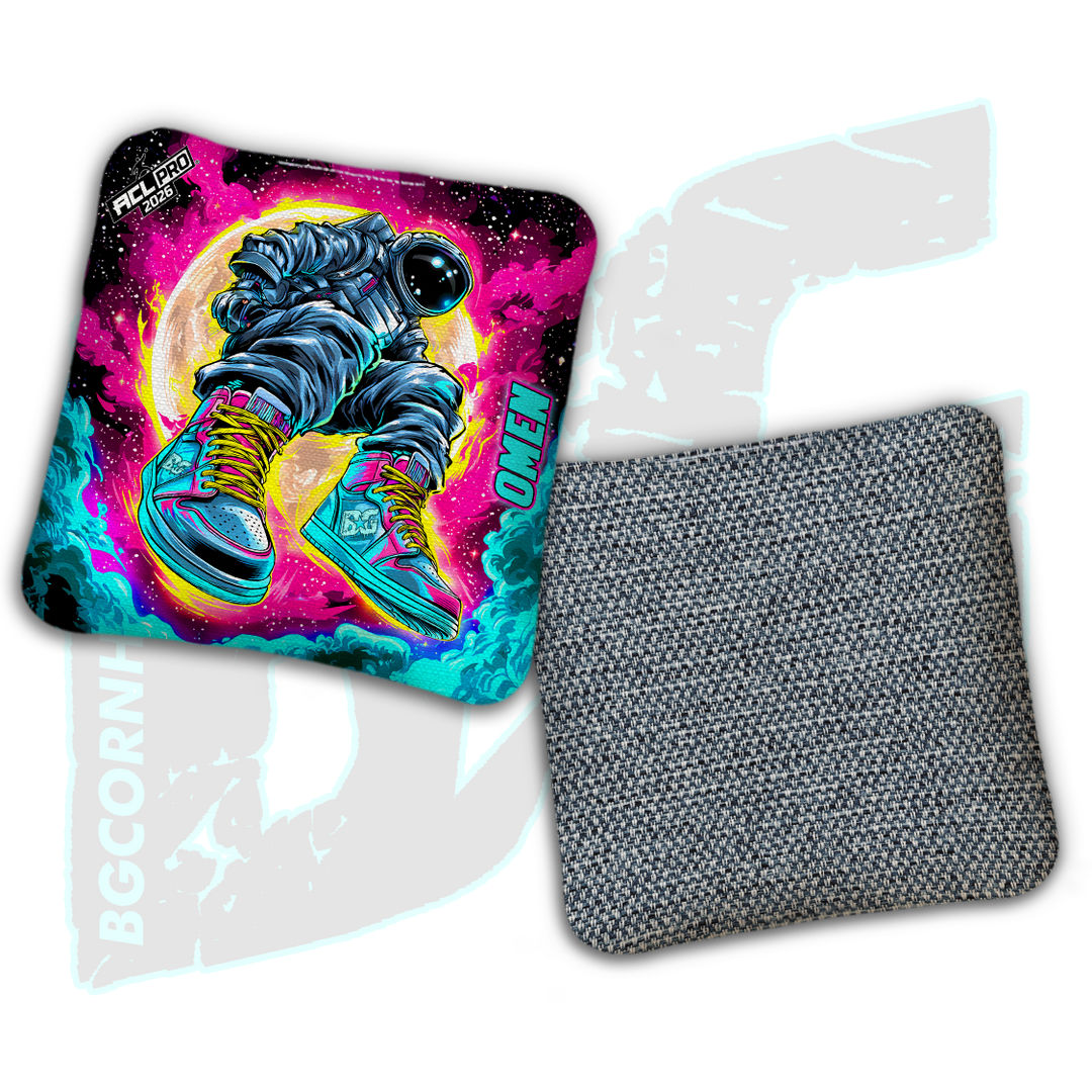 2026 BG Multiple Bag Models "Moonwalk" - ACL Pro Stamped Cornhole Bags - SET OF 4 BAGS